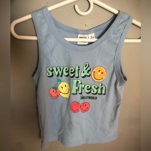 Smiley World Crop Top